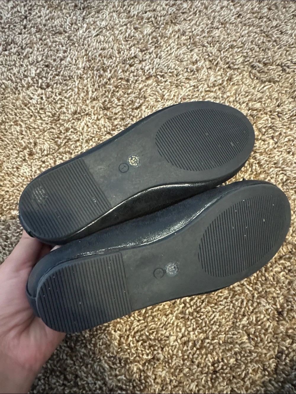 Arizona Jean Company Black Bow Ballet Flats